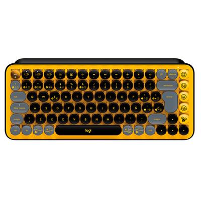 Teclado Inalámbrico Logitech POP Keys Blast Yellow