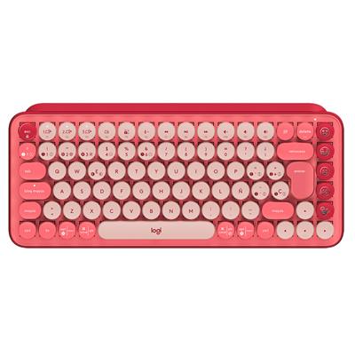 Teclado Inalámbrico Logitech POP Keys Heartbreaker Rose