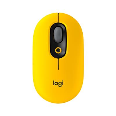 Mouse Inalámbrico Logitech POP Blast Yellow