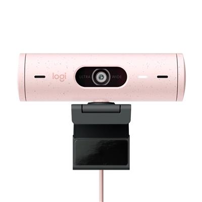 Cámara Web Logitech Brio 500 Rosa