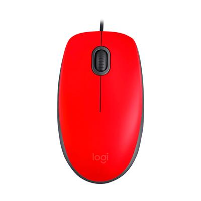 Mouse Logitech M110 Silent Red