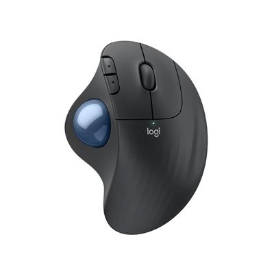 Mouse Trackball Inalámbrico Logitech ERGO M575S Negro