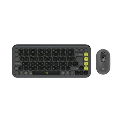 Combo Teclado Mouse Inalámbrico Logitech Icon POP Graphite