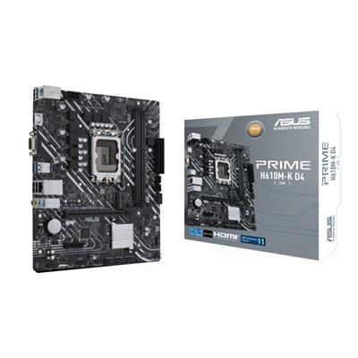 Motherboard ASUS PRIME H610M-K D4-CSM Intel® Socket 1700 12/13/14va. Gen.