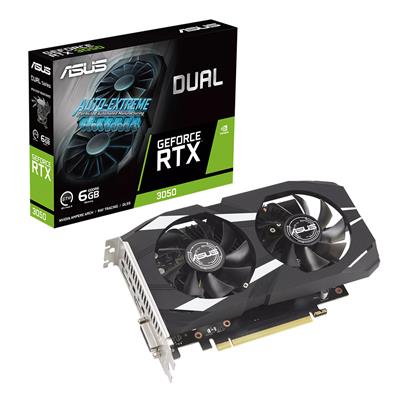 Placa de Video ASUS Dual GeForce RTX™ 3050 OC Edition 6GB GDDR6