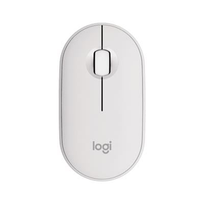 Mouse Inalámbrico Logitech Pebble Mouse 2 M350S Tonal White BT