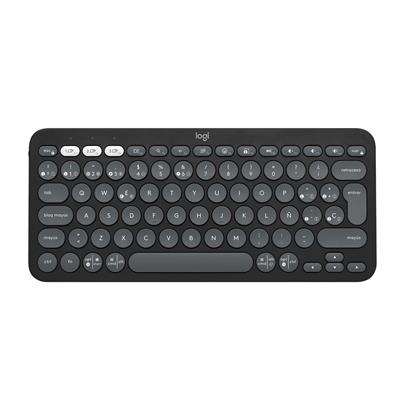 TECLADO LOGITECH Pebble Keys 2 K380s-TONAL GRAPHITE-ESP-BT 920-011783