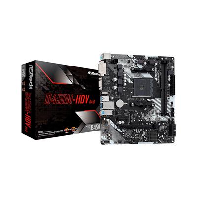 Motherboard ASRock B450M-HDV R4.0 AMD Socket AM4