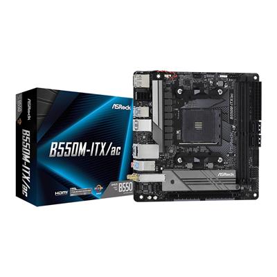 Motherboard ASRock B550M-ITX/AC Wi-Fi AMD Socket AM4 DDR4