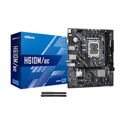 Motherboard ASRock H610M/AC Intel® Socket 1700 12/13/14va. Gen.