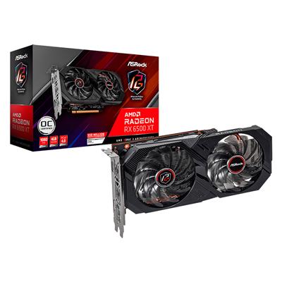 Placa de Video ASRock Radeon Phantom Gaming RX6500XT PGD 4GO